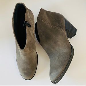 Paul Green Wax Coated Delgado Ankle Booties NWOB
